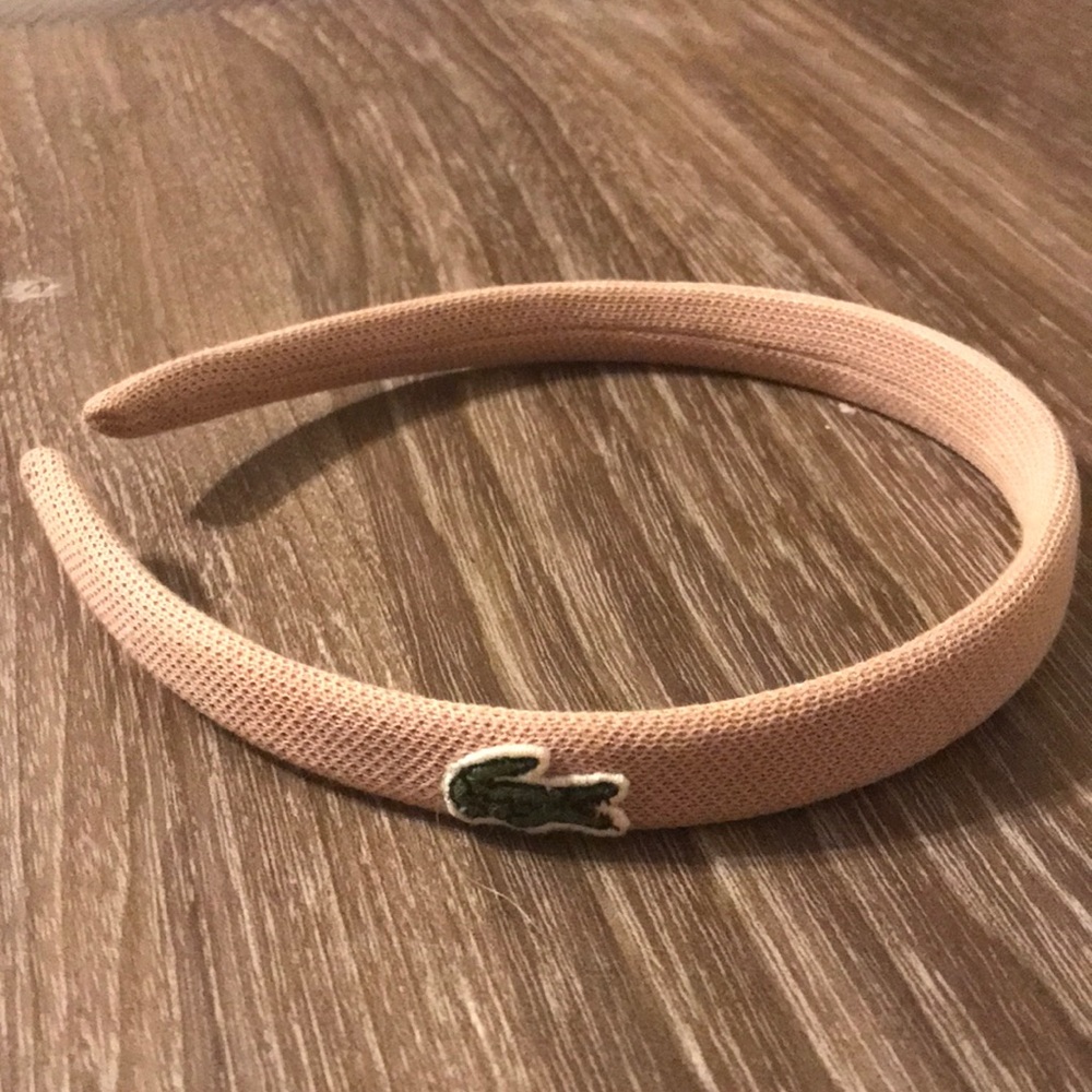 Peach Lacoste Headband
